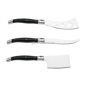 Produits à succès : Ensemble de couteaux à fromage <span class=keywords><strong>Laguiole</strong></span> de style français avec spatule à beurre, fourchette à fromage, trancheuse, <span class=keywords><strong>couteau</strong></span> à découper - Product Image 5