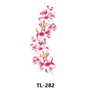 Nouveauté 2026 – Autocollants de <span class=keywords><strong>tatouage</strong></span> temporaire personnalisables et imperméables pour femmes, motif fleur de <span class=keywords><strong>rose</strong></span> longue durée, décoration corporelle artistique - Product Image 5
