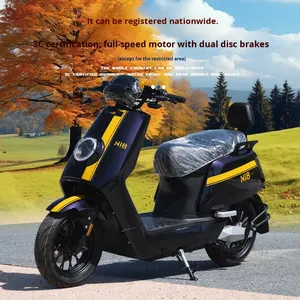 Moto Électrique pour Adulte à Grande Vitesse 72V Véhicule au Lithium Haute Puissance pour Livraison Longue <span class=keywords><strong>Distance</strong></span> Nouvelle Moto Électrique King 60V - Product Image 3