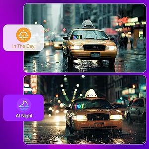 JDM Flexible Portable Scrolling Advertising LED Panel Sign RGB App Control Light Car LED Decoration Lighting <strong>Sticker</strong> - Product Image 3