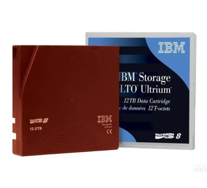 Para cinta de respaldo de datos IBM LTO 8 01PL041 12TB-30TB