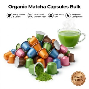 Custom Logo Matcha Capsules Private Label 1A-7A Grade Export Grade Pure Green <b>Tea</b> Pods For <b>Small</b> Business Wholesale Bulk - Product Image 3