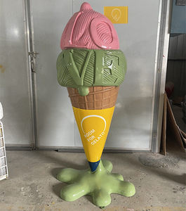 Scultura Decorativa a Forma di Cono <span class=keywords><strong>Gelato</strong></span> Gigante, Modello Ornamentale da Terra per Negozi di Tè al Latte e Punti di Check-in - Product Image 6