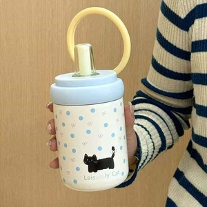 New 316 Stainless Steel Straight Cup Insulated Mug Double-Layer Vacuum Leak-Proof <b>Coffee</b>/Milk Cup Portable Business Gift - Product Image 2