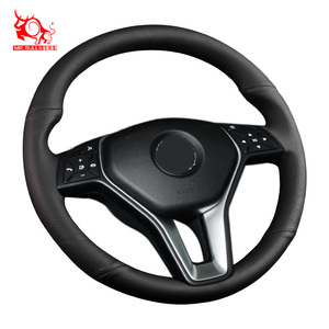 Accessoires de voiture couverture de volant chaude pour <span class=keywords><strong>Mercedes</strong></span> Benz classe CLS GLK350 4Matic classe B - Product Image 2