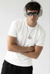 Nouveau T-shirt Homme Sport Fitness Col Rond Épaules Classiques en Coton Épissé - Product Image 3