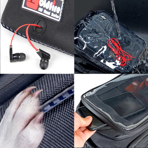 Sac de réservoir de <span class=keywords><strong>moto</strong></span> universel personnalisé selle de réservoir de gazole sac de réservoir de fixation rapide avec <span class=keywords><strong>sangle</strong></span> réfléchissante solide - Product Image 4