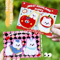 Adorables blocs-notes autocollants double face Western Highland pour agendas et messages