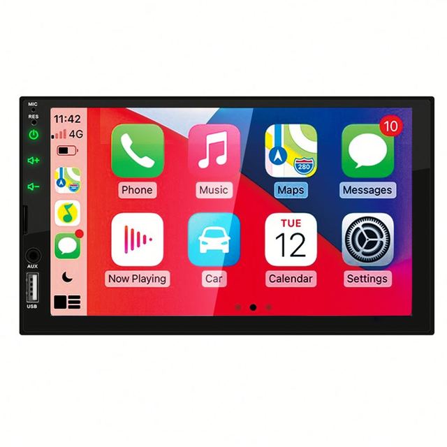 7 Inch Full Touch Screen Car Stereo 2 Din Video Autoradio FM Mirror Link IOS/Android Audio MP5 Player Remote Control USB/SD Card