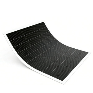 Panneau solaire flexible 50W monocristallin 156,75 mm x 156,75 mm pour la charge de voitures et de bateaux - Product Image 1