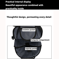 Sac à dos de voyage décontracté et étanche 2026, nouvelle collection, avec serrure à code antivol, réfléchissant, pour étudiants et travailleurs, idéal pour ordinateur portable