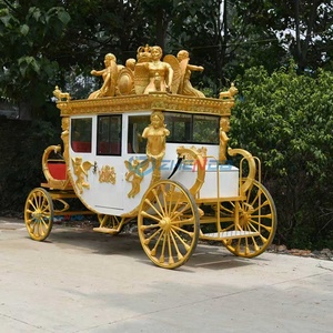 Carruaje de Caballos de Lujo Europeo de Última Generación para Bodas y Eventos al Aire Libre, Transporte Especial en Oferta - Product Image 3