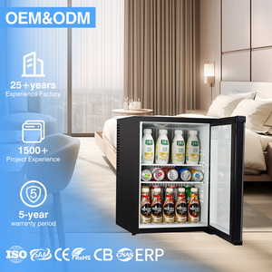 XCS-40BS Mini réfrigérateur à bière sans bruit, mini réfrigérateur à bière, Mini bar de 40 <span class=keywords><strong>litres</strong></span>, porte avant en verre, pour hôtel - Product Image 1