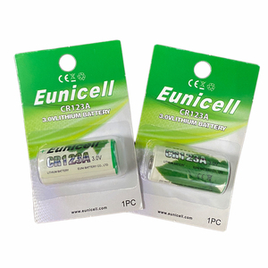 Thị trường tốt nhà sản xuất Eunicell OEM sự lựa chọn tốt nhất 3V pin <span class=keywords><strong>lithium</strong></span> CR123A nhà máy sản xuất pin trực tiếp bán - Product Image 3