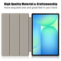 Étui de protection magnétique fin à trois volets pour Samsung Galaxy Tab S10 FE Plus 13 pouces SM-X620 SM-X626