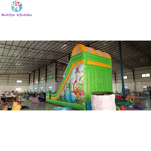 Glissade gonflable à thème dinosaure personnalisable, épaisseur 0,55 mm en PVC, installation facile pour adultes, <span class=keywords><strong>jeu</strong></span> humide et sec, utilisation intérieure/extérieure à domicile - Product Image 5