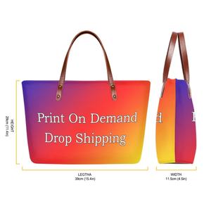 Bolso de poliéster con patrón de Puakenikeni para mujer, bolso de mano con estilo POD para chica universitaria - Product Image 6