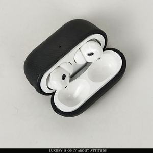 Nouvel arrivage <span class=keywords><strong>Housse</strong></span> en cuir véritable <span class=keywords><strong>Togo</strong></span> pour Airpods Pro 2 Étui pour écouteurs en cuir - Product Image 6
