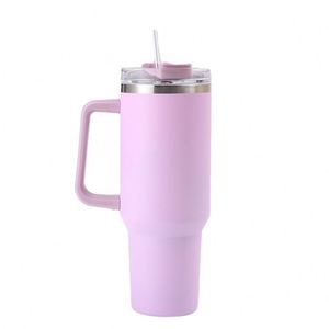 Gobelet de voyage H1.0 pour voiture, 40 oz, à double paroi isolée, avec couvercle, paille et base antidérapante, personnalisable avec logo ODM - Product Image 2