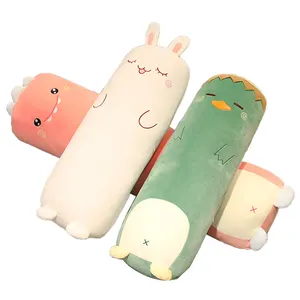 D KING Cute Stuffed Animal Shape Pillow Toy for Baby Kids Super Long Rabbit Sleeping Pillow Toys