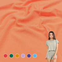 Nouveauté, tissu jersey tricoté uni, 94% polyester 6% élasthanne, tissu jersey simple pour t-shirt/