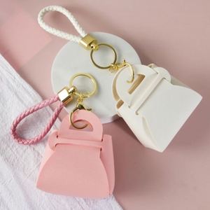 Multi-Purpose Keychain Coin Purse Cute Wallet Key Chain PU Leather Anti-Loss Small <b>Bag</b> Keyring for Earphone Earring Ring - Product Image 4