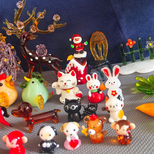 Figura <span class=keywords><strong>de</strong></span> <span class=keywords><strong>cristal</strong></span> <span class=keywords><strong>de</strong></span> oso, conejo, cangrejo, gallina, árbol <span class=keywords><strong>de</strong></span> Navidad, Papá Noel, perro, gato <span class=keywords><strong>de</strong></span> la suerte, mono, ciervo, silla, casa <span class=keywords><strong>de</strong></span> Navidad, pájaro, zanahoria, hoja, rana, pato - Product Image 6