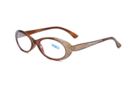 Mode belle PC cadre ovale lumière bleue bloquant la presbytie unisexe hommes femmes lunettes correctives lunettes de lecture