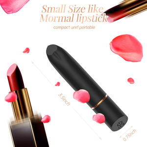 10 kecepatan yang paling kuat peluru Vibrator 2024 baru kustom Mini peluru hitam Vibrator murah mainan seks untuk wanita G Spot - Product Image 3
