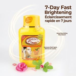 Crème Corporelle Éclaircissante Concentrée au Piment Doux la Meilleure, <span class=keywords><strong>Lait</strong></span> Blanchissant Puissant pour Peaux Noires - Product Image 4