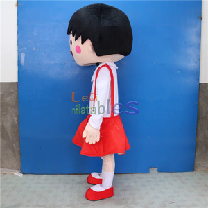 Haute qualité belle <span class=keywords><strong>Momoko</strong></span> fille chi-bi Maruko personnalisé personnage de dessin animé mascotte Costume/personnalisé mascotte Costume Cosplay Costume - Product Image 3