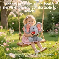 Jouets en peluche interactifs pour enfants Tumama, éléphant dansant à grandes oreilles, poupées avec enregistrement vocal, jouet musical en peluche pour bébé
