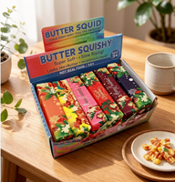 Jouet à presser en peluche ultra-doux et moelleux en forme de bâton de beurre / barre de lait, à remontée lente, anti-stress pour la classe