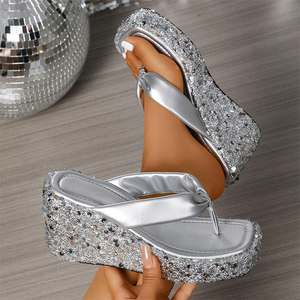 Pantuflas de Punta Cuadrada Antideslizantes al por Mayor Directo de Fábrica, Pantuflas Transpirables con Suela Gruesa, Pantuflas de Diseñador para Mujer - Product Image 6