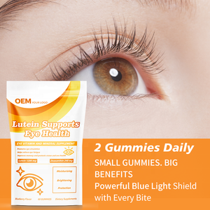 Vitaminas para el Cuidado de los Ojos de Marca Privada OEM, Suplemento de Luteína en Gomitas, Complejo de Arándanos, Betacaroteno, Luteína, Zeaxantina - Product Image 5