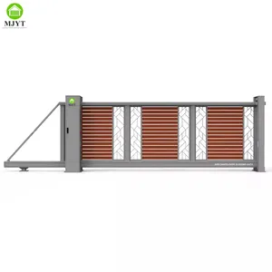 Garden fence aluminum sliding gate automatic electric operation standard and customized available