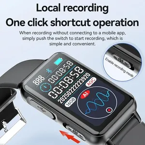 Grabadora <span class=keywords><strong>de</strong></span> Voz Inteligente Portátil S18A con IA, Control por Aplicación Android, Grabación <span class=keywords><strong>de</strong></span> Llamadas Telefónicas, Reuniones y Entrevistas, Carcasa <span class=keywords><strong>de</strong></span> Plástico - Product Image 6