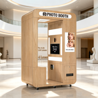Photomaton tout-en-un avec imprimante, logiciel, personnalisation du logo et du boîtier, télécommande, fournisseur de haute technologie PhotoBooth