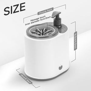 Vaso Limpiador de Patas para Mascotas 2 en 1 con Carga USB, con Botella de Champú y Accesorios - Product Image 2