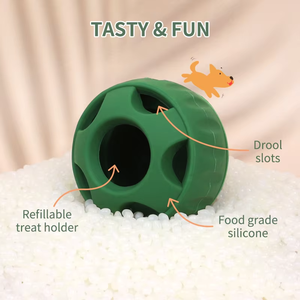 Giocattolo di masticazione per cani in gomma naturale giocattolo interattivo per alimenti palla per cani giocattolo interattivo da masticare per cani palla - Product Image 6