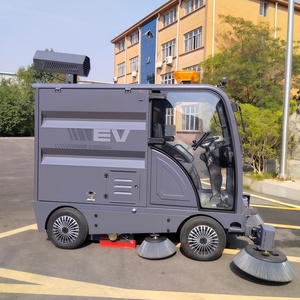 Balayeuse de voirie électrique, aspirateur de nettoyage de rue, balayeuse de sol, tracteur industriel certifié CE, autopropulsé - Product Image 4