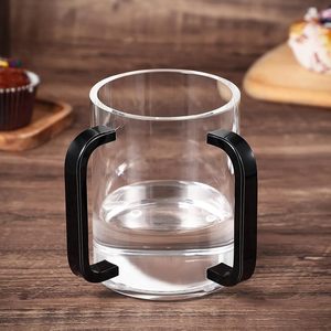 Customized Lucite Acrylic Circular Judaica Cup for Jewish Ritual Hand Washing Purim Gift - Product Image 4
