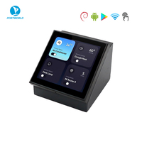 Panneau de commande intelligent pour maison connectée YC-SM41PM 4 pouces avec support de table, écran tactile IPS Android, contrôleur intelligent pour la domotique