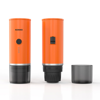 Machine à café portable auto-chauffante 20 bars pour capsules et café moulu, 92°C, rechargeable USB-C, expresso de voyage