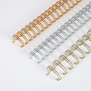 High Quality A4 Size <strong>Binding</strong> Binder Book Comb Double <strong>Loop</strong> <strong>Wire</strong> Ring <strong>Binding</strong> Comb Metal Spiral <strong>Binding</strong> Coil - Product Image 1