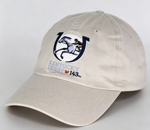 Gorra Casual Unisex Ajustable Beige Kentucky Derby 143rd con <span class=keywords><strong>Bordado</strong></span> y Estampado en Relieve - Product Image 1