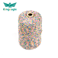 Kingeagle Offre Spéciale espace teint panaché 6NM Polyester Chenille fil fantaisie pour écharpe bébé