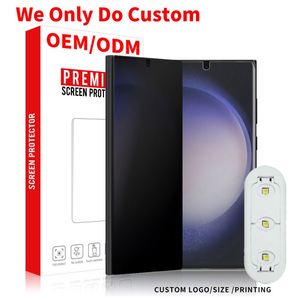 ฟิล์มกันรอยหน้าจอแบบซ่อมแซมตัวเอง OEM ป้องกันการมองเห็นจากด้านข้าง ฟิล์มไฮโดรเจลสำหรับ Samsung 23U ฟิล์มกันรอยหน้าจอ TPU ป้องกันรังสียูวีและป้องกันการมองเห็น สำหรับ Samsung S23 Ultra - Product Image 1