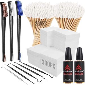 Kit de nettoyage d'armes à feu Gloryfire, 700 cotons-tiges, 200 lingettes, 30 ml d'huile, ensemble d'outils pour l'entretien et la réparation des armes à feu - Product Image 5