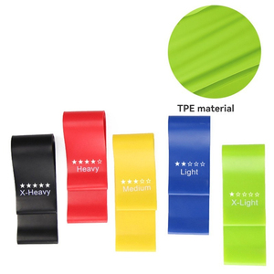 Banda de Resistencia para Entrenamiento de Glúteos, Banda de Resistencia de Goma Natural con Color Degradado, Banda de Resistencia de TPE de Alta Elasticidad - Product Image 2